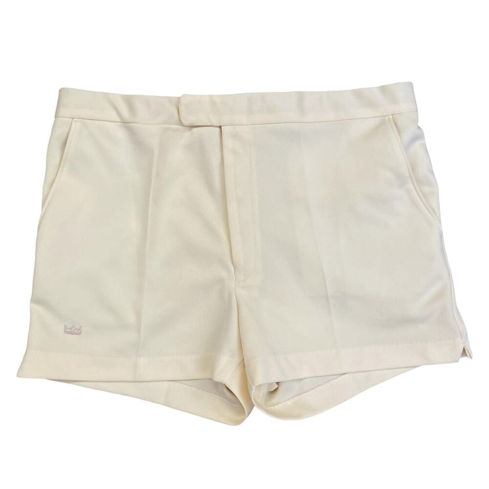 1970s Kings Road Sears Men's Shorts | Butter Yellow Tailored Short Shorts